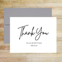 Personalized Thank You Cards - Set of 10