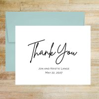 Personalized Thank You Cards - Set of 10