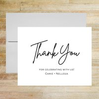 Personalized Thank You Cards - Set of 10
