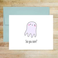 Cartoon Animal Note Cards - Set of 5
