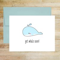 Cartoon Animal Note Cards - Set of 5