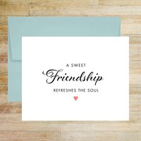 Sweet Friendship Greeting Card