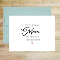 Personalized Happy Birthday Card for Mom