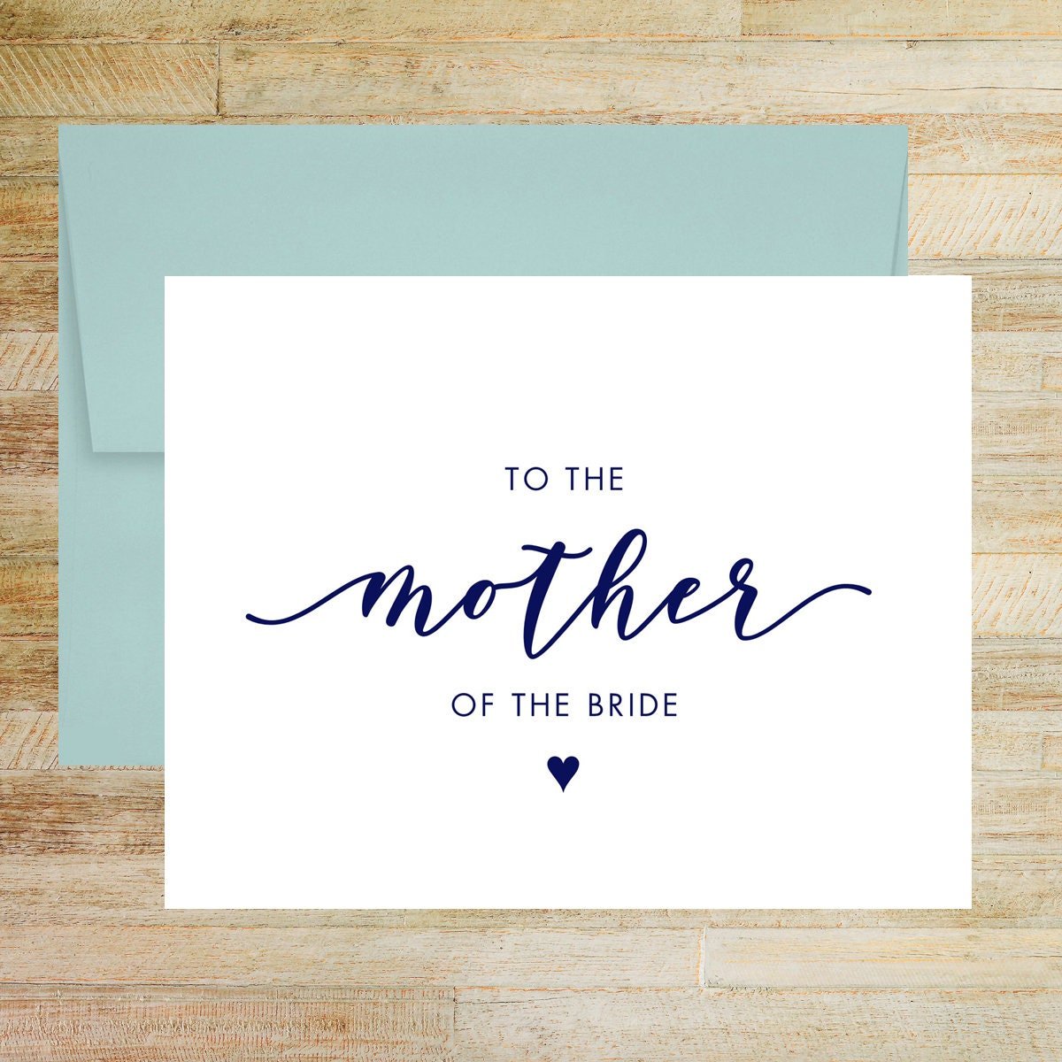 To the Mother of the Bride Wedding Day Card