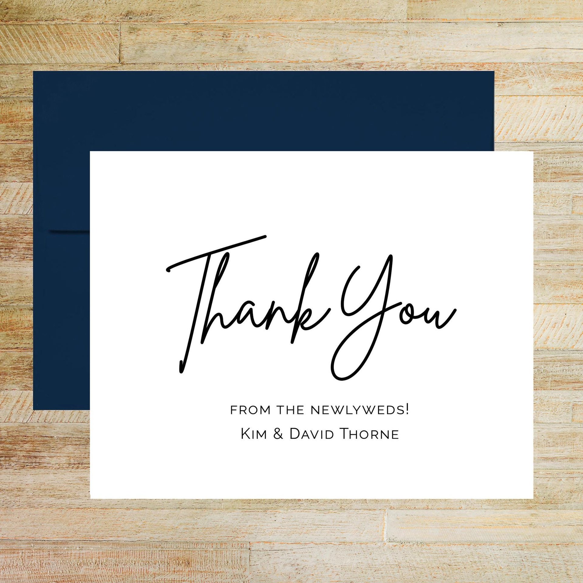 Personalized Thank You Cards - Set of 10