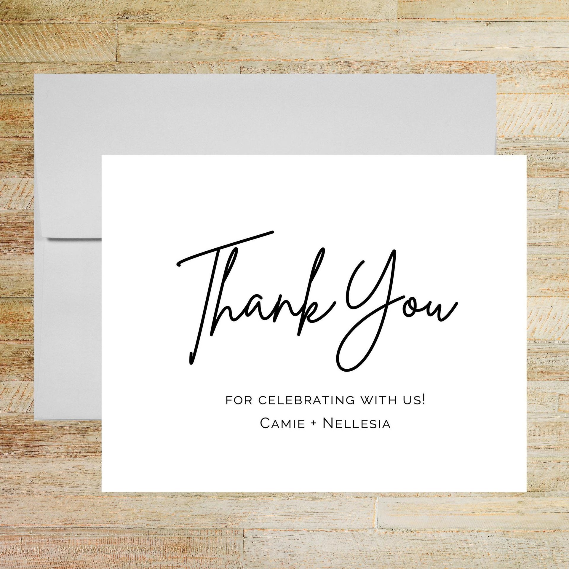 Personalized Thank You Cards - Set of 10