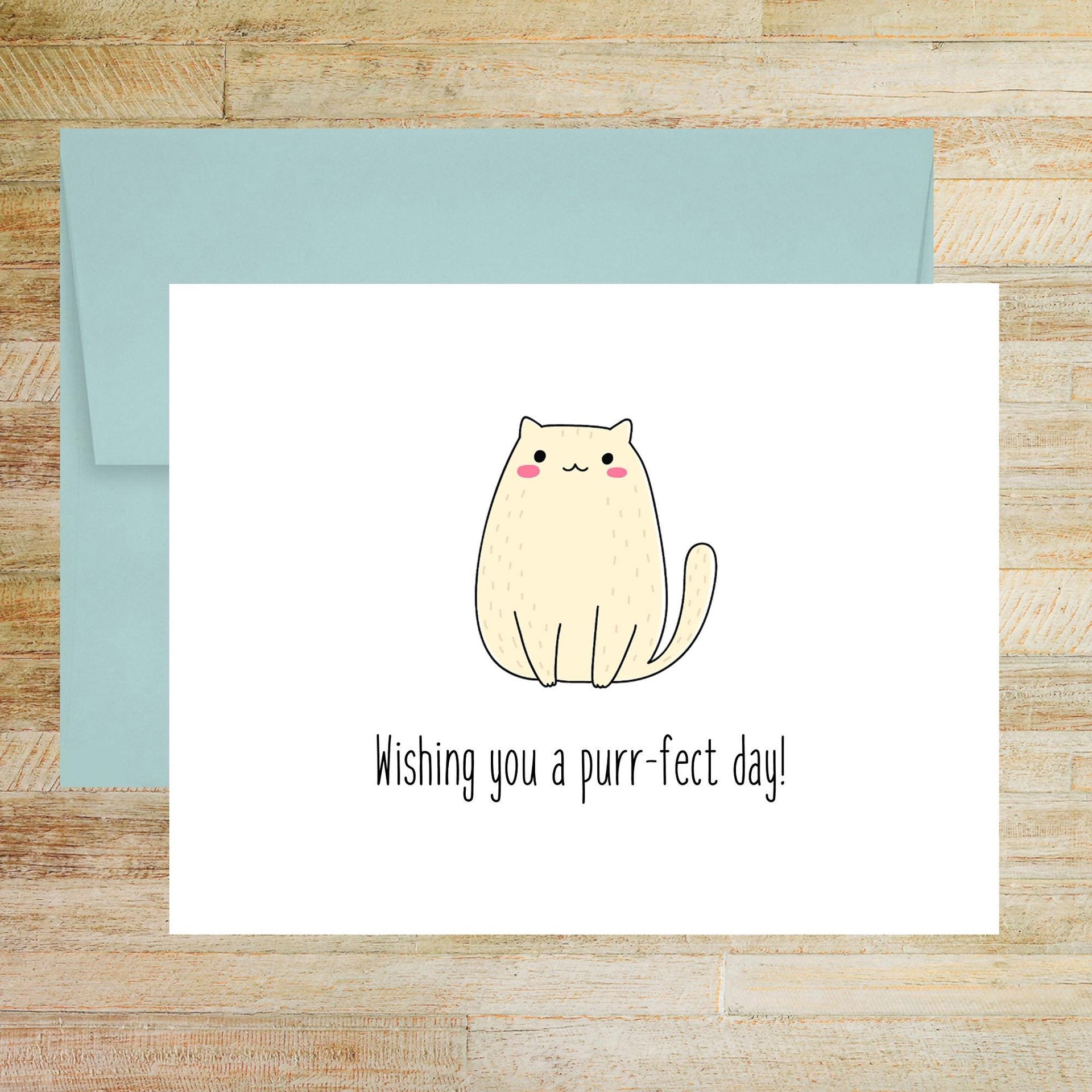 Cartoon Animal Note Cards - Set of 5