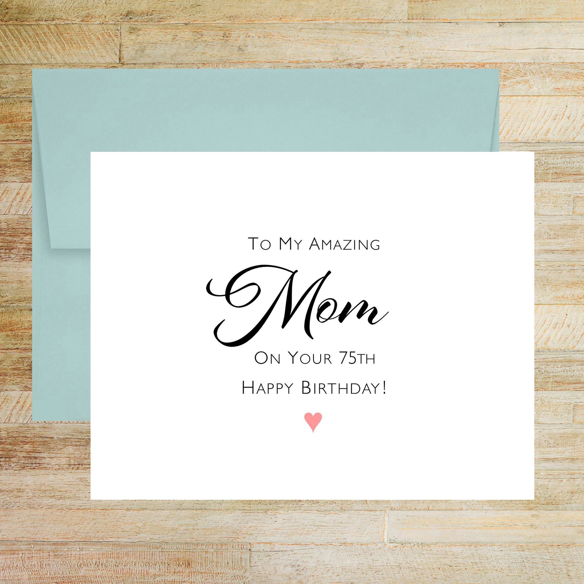 Personalized Happy Birthday Card for Mom
