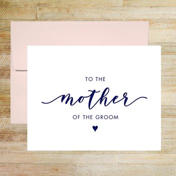 To the Mother of the Groom Wedding Day Card