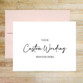 Personalized Custom Copy Greeting Card