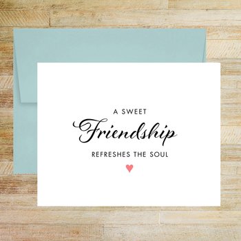 Sweet Friendship Greeting Card